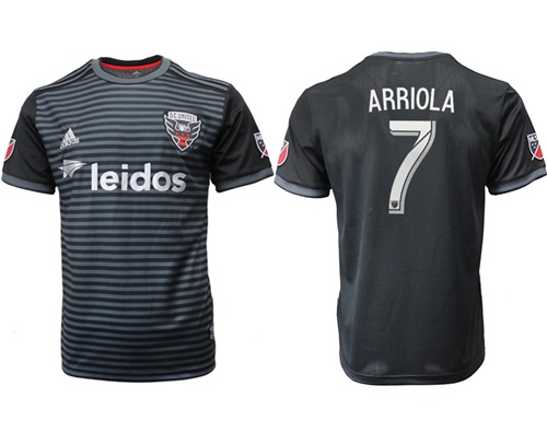 D.C. United #7 Arriola Home Soccer Club Jersey